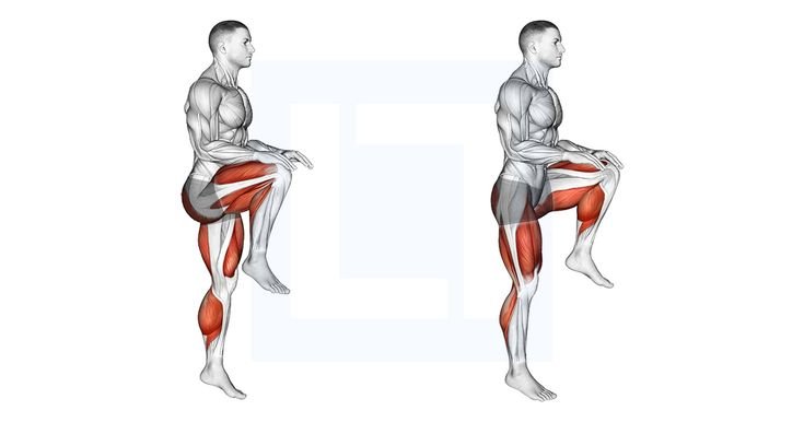 high knee run