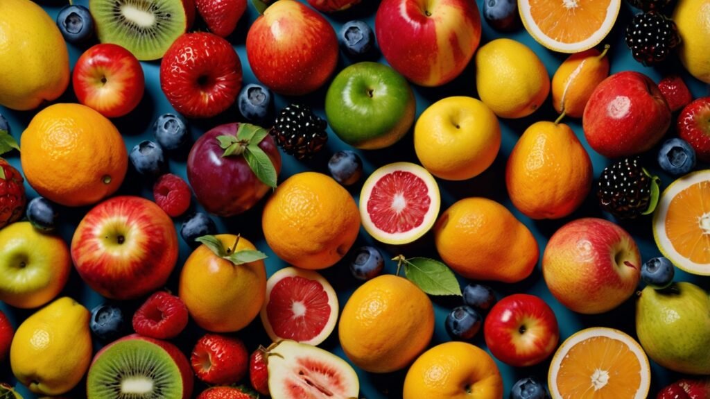 leonardo kino xl colorful fruits very realistic from far view 3