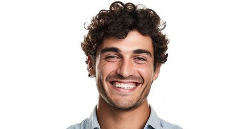smiling adult male no sugar